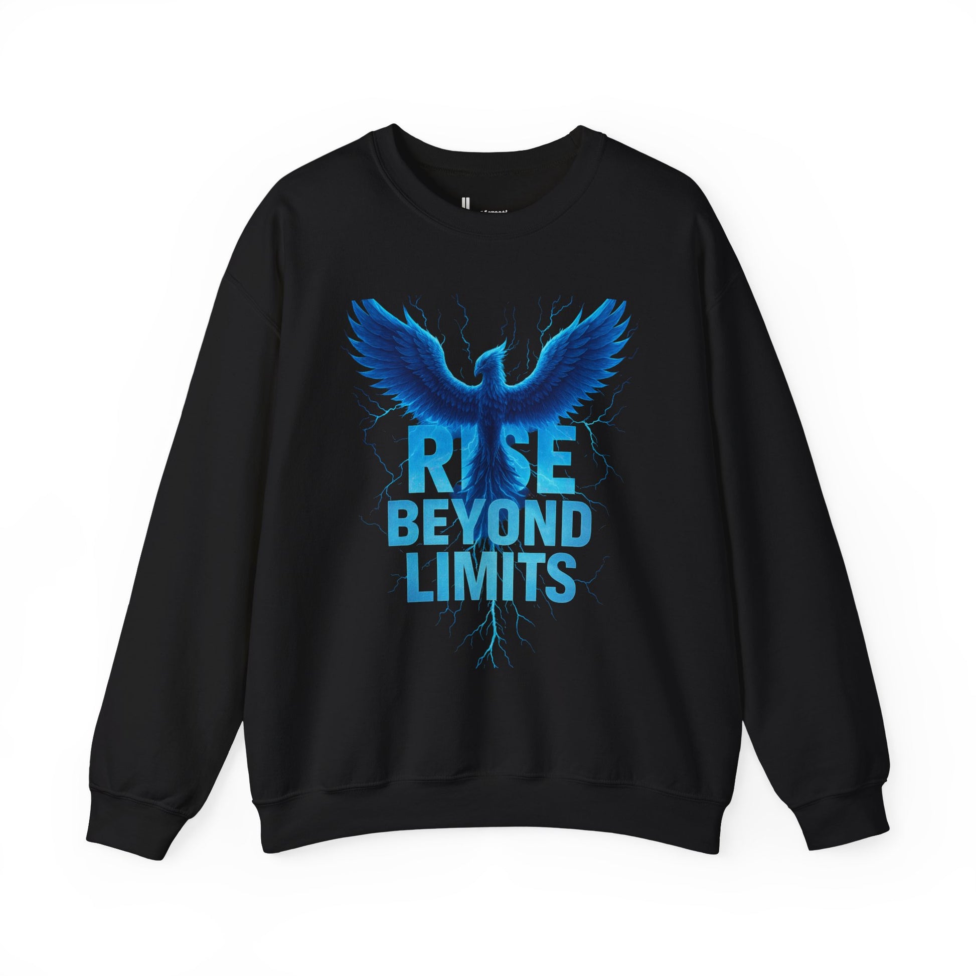 Rise Beyond Limits Crewneck Sweatshirt | Inspirational Apparel | Gift for Motivation, Casual Outfit, October Gifts, Cozy Wear