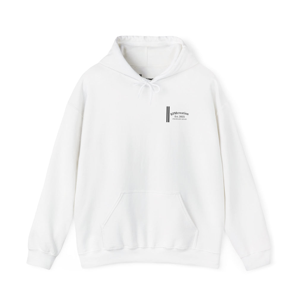 Chic Hoodie with Blah Design - Cozy Unisex Sweatshirt Perfect for Casual Outings, Gifts, Relaxation, Layering, Everyday Wear