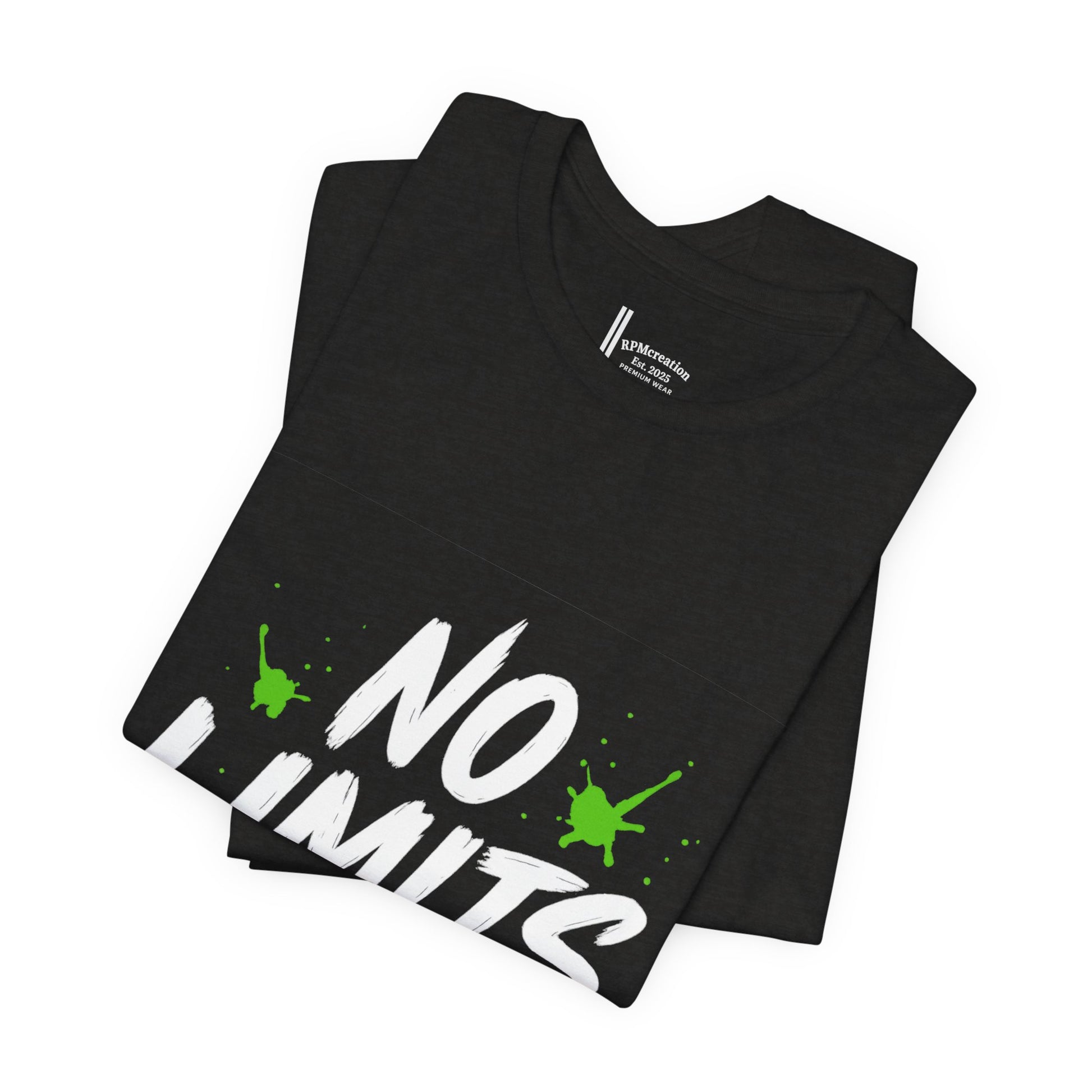 No Limits Unisex Tee - Trendy Graphic T-Shirt for Men & Women, Casual Wear, Gift for Adventurers, Motivational Apparel
