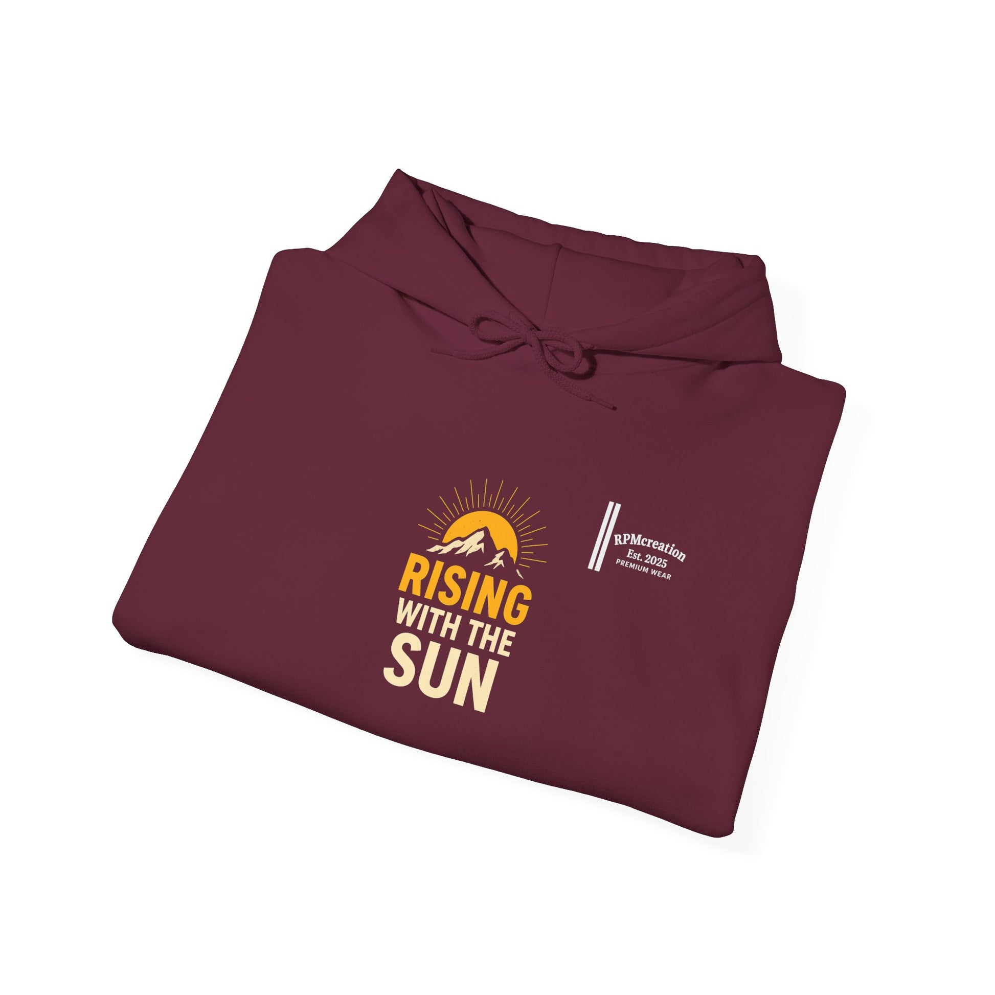 Rising Sun Hoodie with Money Bow Design | Cozy Unisex Sweatshirt for Chill Days, Gift for Friends, Streetwear, Spring Fashion