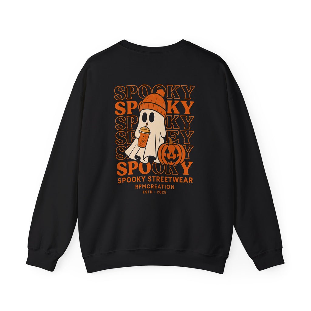 Spooky Streetwear Crewneck Sweatshirt - Unisex Halloween Essential