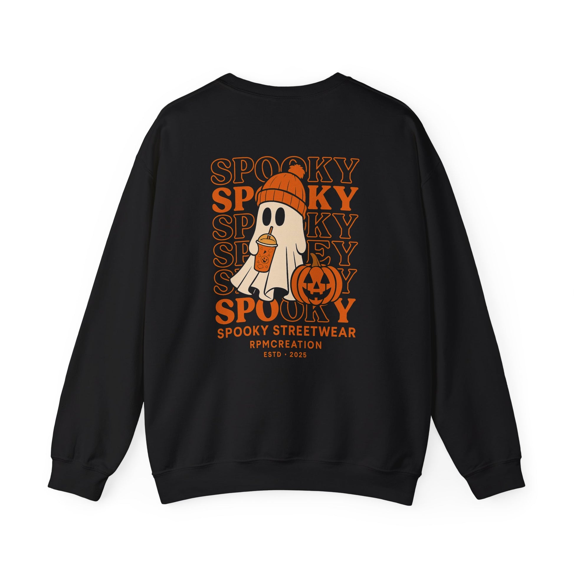 Spooky Streetwear Crewneck Sweatshirt - Unisex Halloween Essential