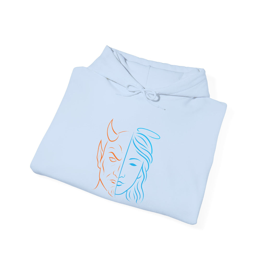 Duality Inspired Hoodie, Unisex Heavy Blend Sweatshirt, Balance is Beauty Apparel, Cozy Fashion, Gift for Her/Him, Casual Wear, Trendy [...]