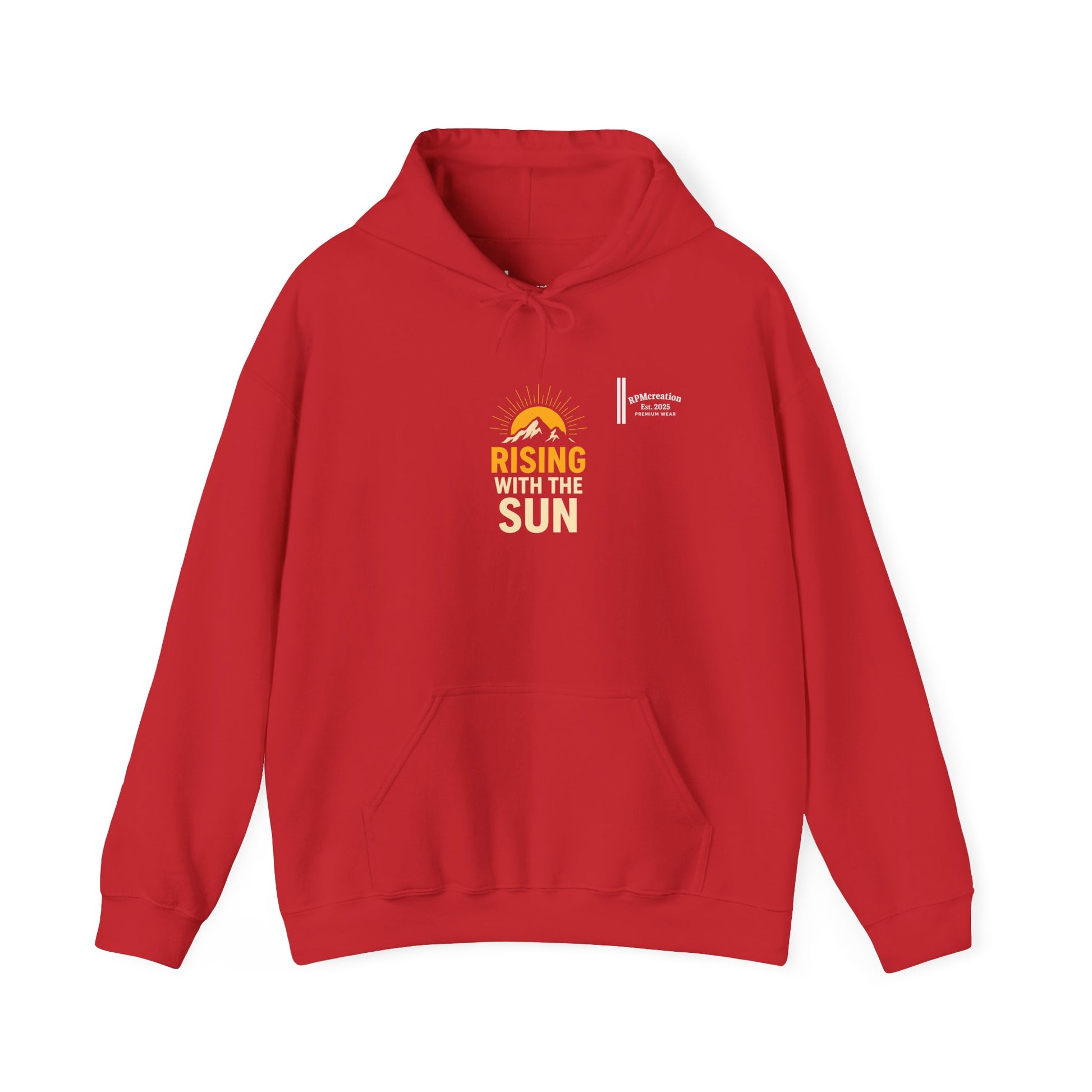 Rising Sun Hoodie with Money Bow Design | Cozy Unisex Sweatshirt for Chill Days, Gift for Friends, Streetwear, Spring Fashion
