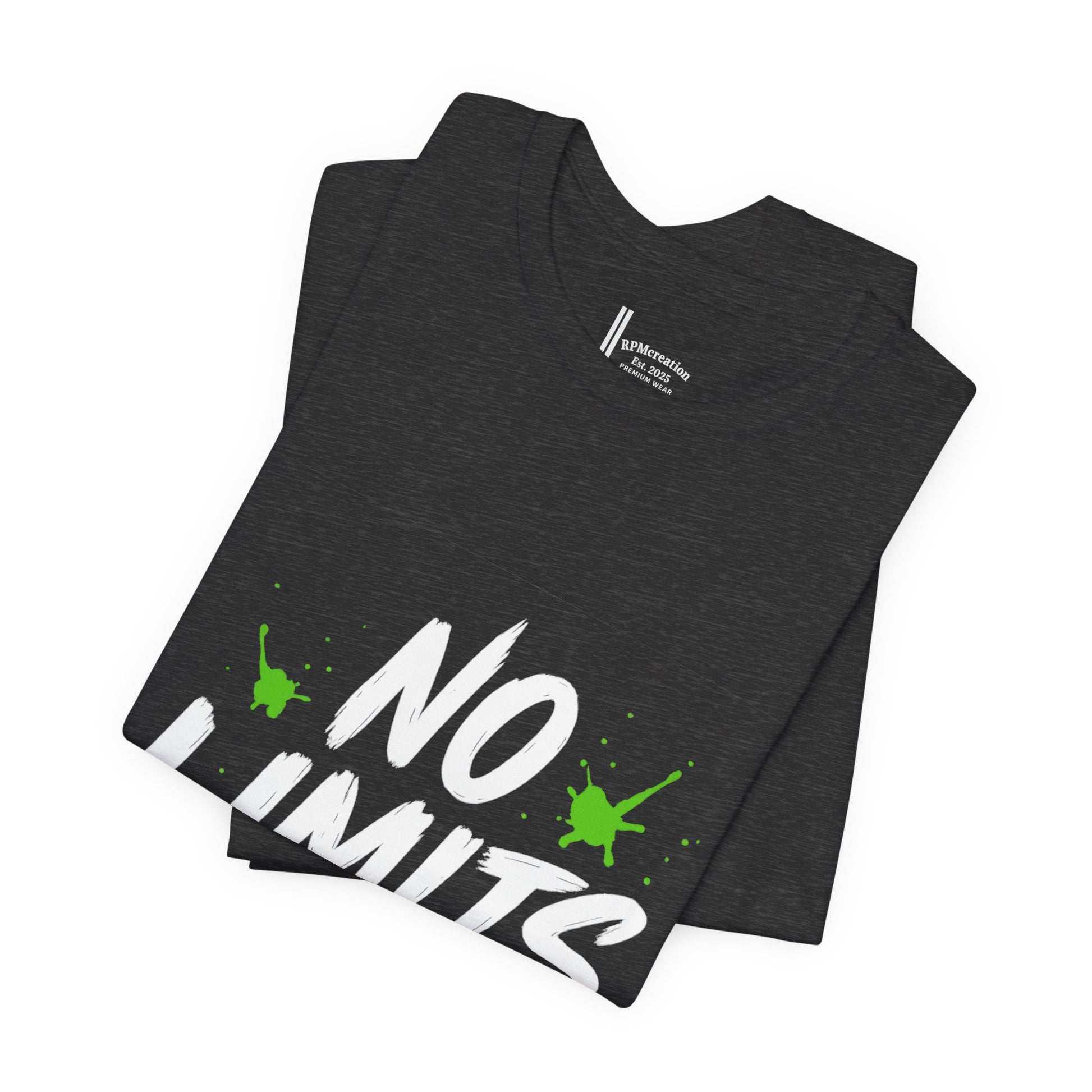 No Limits Unisex Tee - Trendy Graphic T-Shirt for Men & Women, Casual Wear, Gift for Adventurers, Motivational Apparel