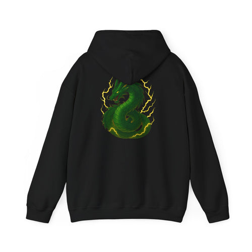 Awakened Dragon Hoodie - Cozy Unisex Sweatshirt for Fantasy Lovers, Gifts for Gaming, Dragon Themed Apparel, Fall Fashion, Birthday Gifts