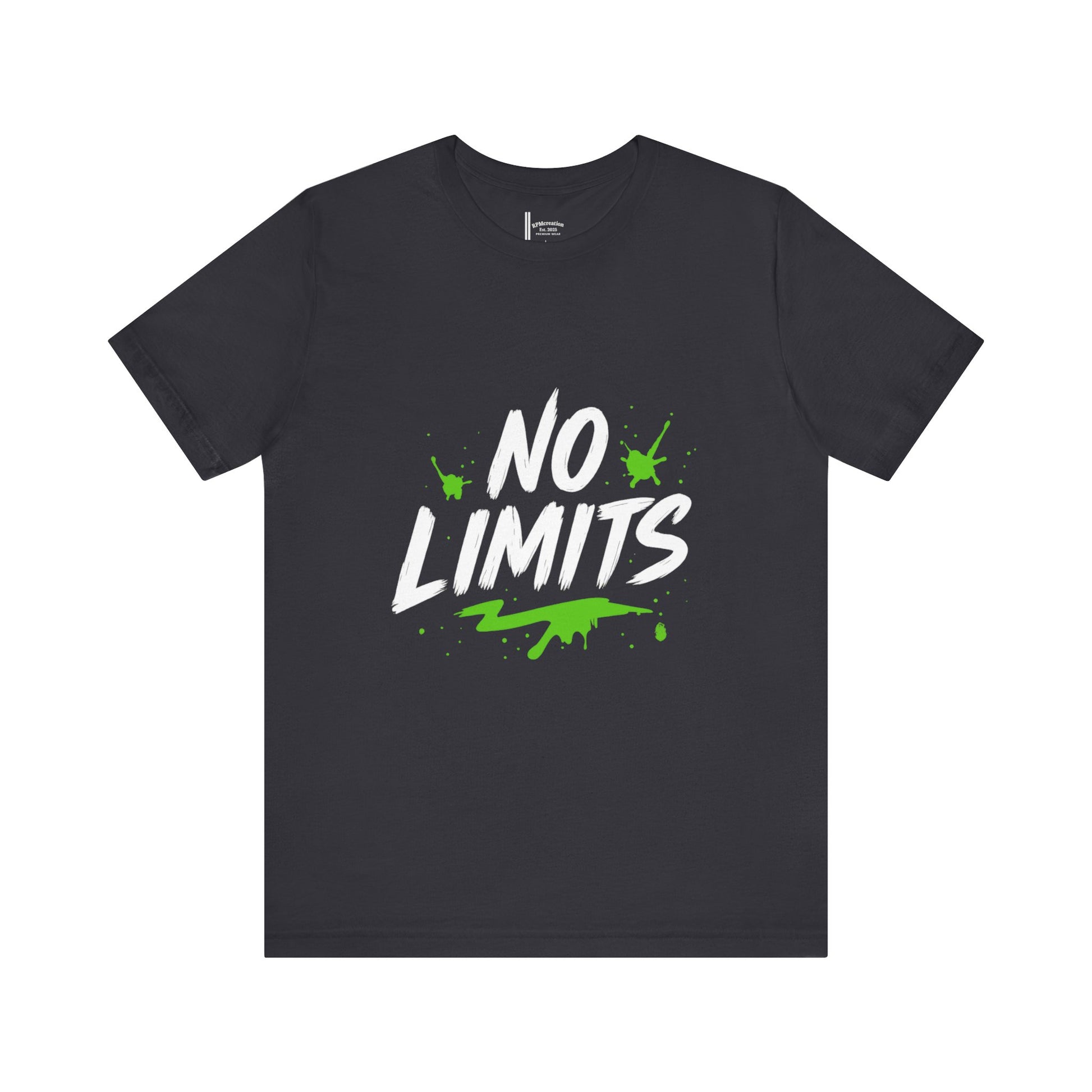 No Limits Unisex Tee - Trendy Graphic T-Shirt for Men & Women, Casual Wear, Gift for Adventurers, Motivational Apparel