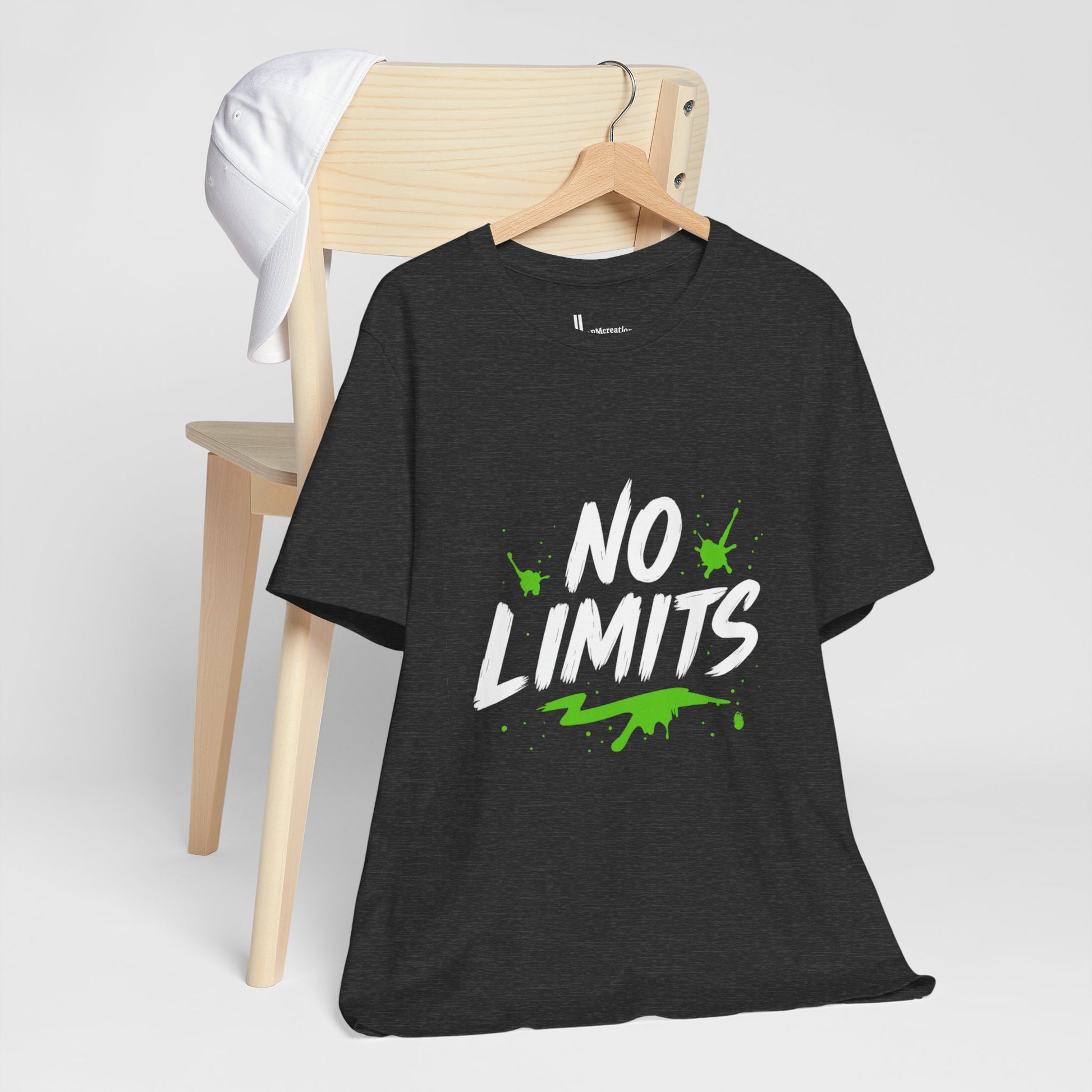 No Limits Unisex Tee - Trendy Graphic T-Shirt for Men & Women, Casual Wear, Gift for Adventurers, Motivational Apparel