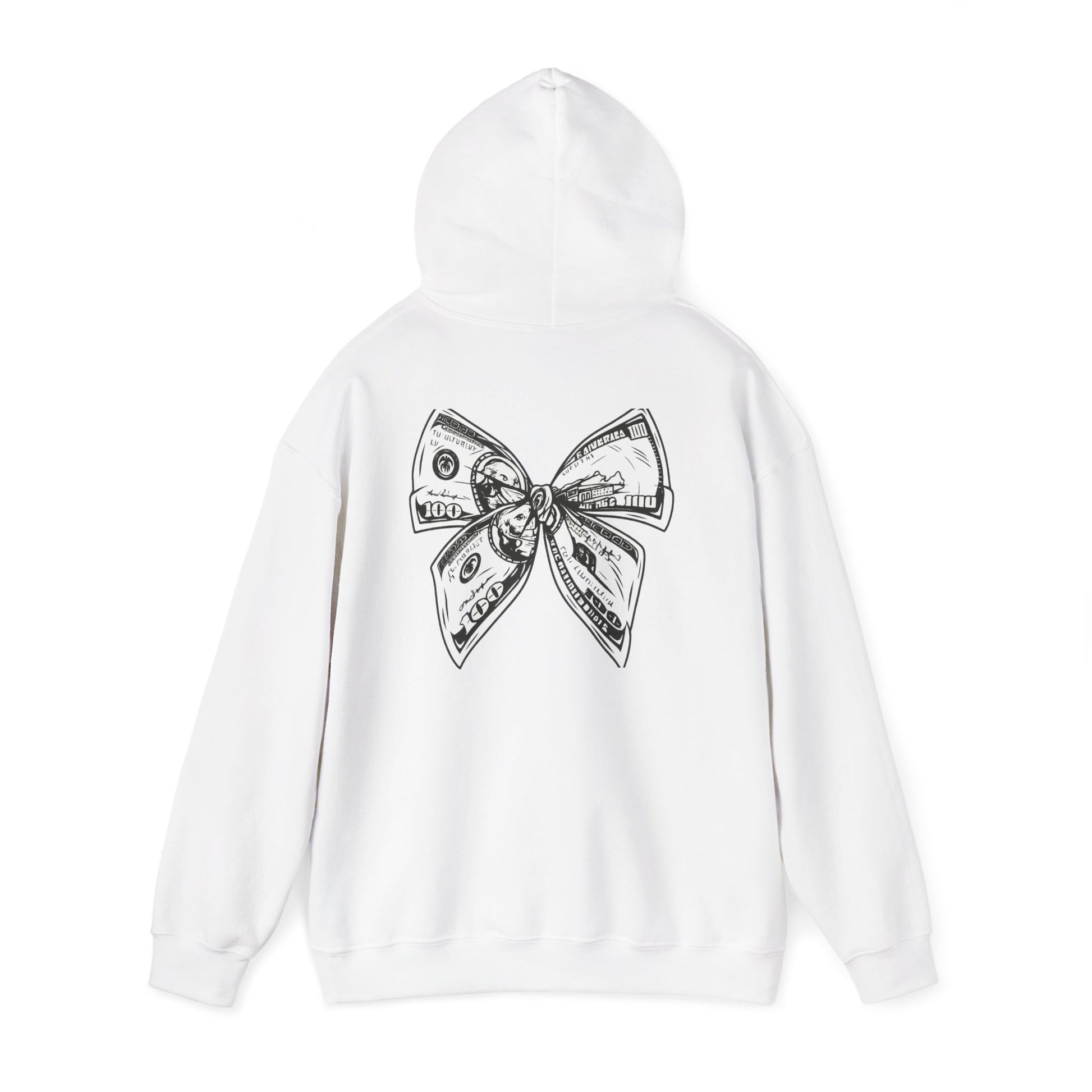 Rising Sun Hoodie with Money Bow Design | Cozy Unisex Sweatshirt for Chill Days, Gift for Friends, Streetwear, Spring Fashion