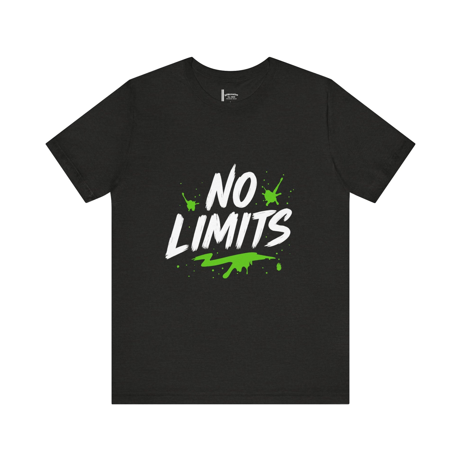 No Limits Unisex Tee - Trendy Graphic T-Shirt for Men & Women, Casual Wear, Gift for Adventurers, Motivational Apparel