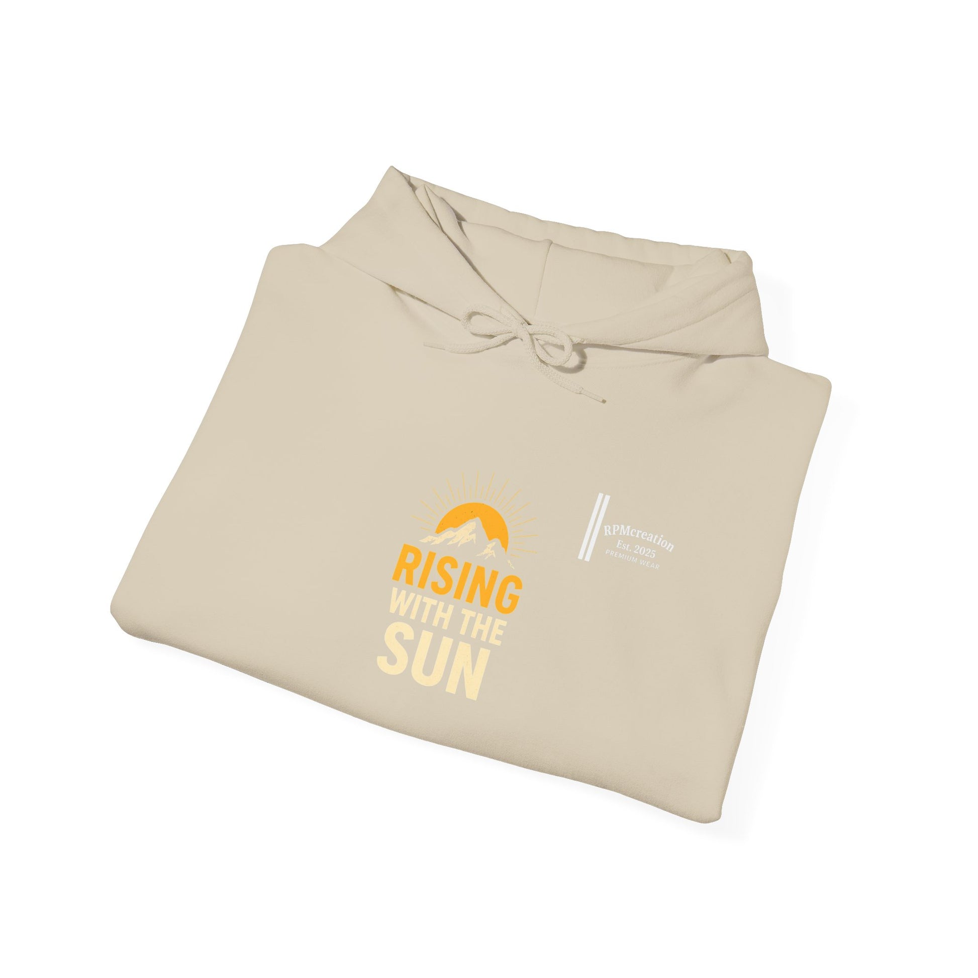 Rising Sun Hoodie with Money Bow Design | Cozy Unisex Sweatshirt for Chill Days, Gift for Friends, Streetwear, Spring Fashion
