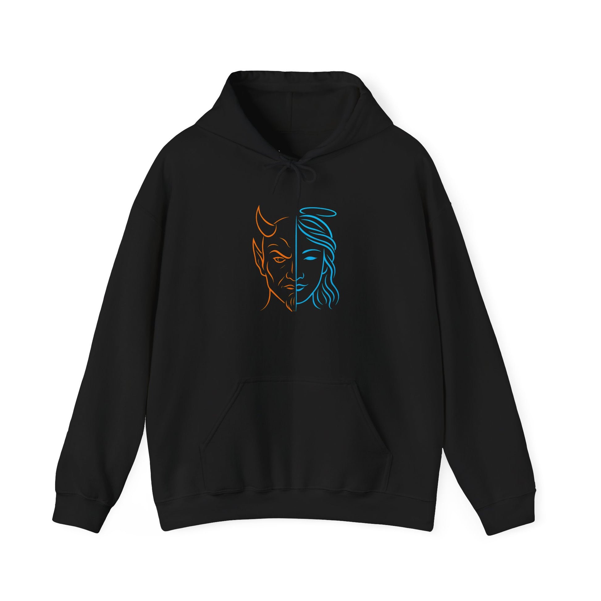 Duality Inspired Hoodie, Unisex Heavy Blend Sweatshirt, Balance is Beauty Apparel, Cozy Fashion, Gift for Her/Him, Casual Wear, Trendy [...]