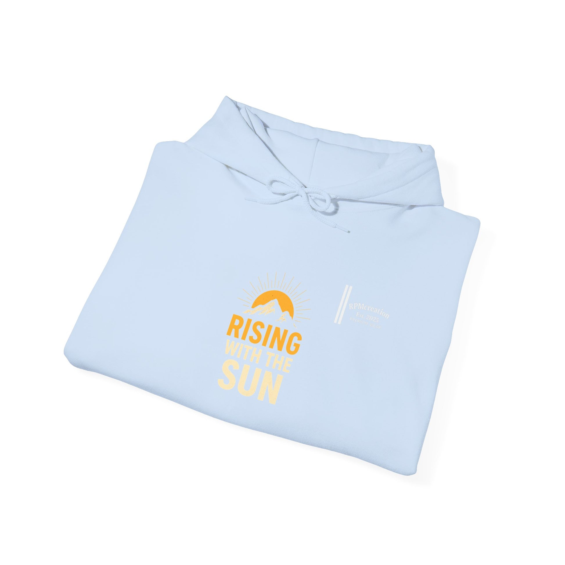 Rising Sun Hoodie with Money Bow Design | Cozy Unisex Sweatshirt for Chill Days, Gift for Friends, Streetwear, Spring Fashion