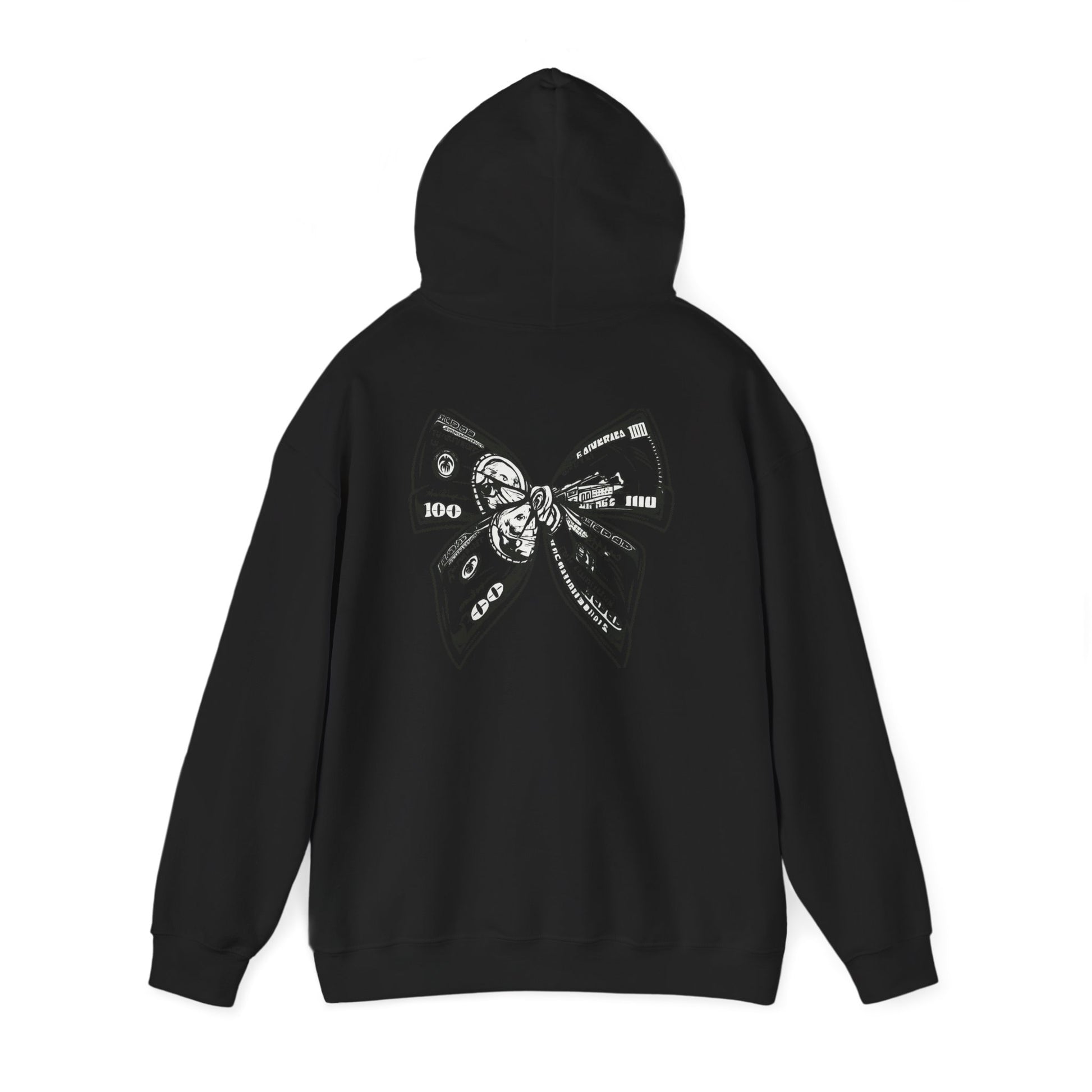 Rising Sun Hoodie with Money Bow Design | Cozy Unisex Sweatshirt for Chill Days, Gift for Friends, Streetwear, Spring Fashion