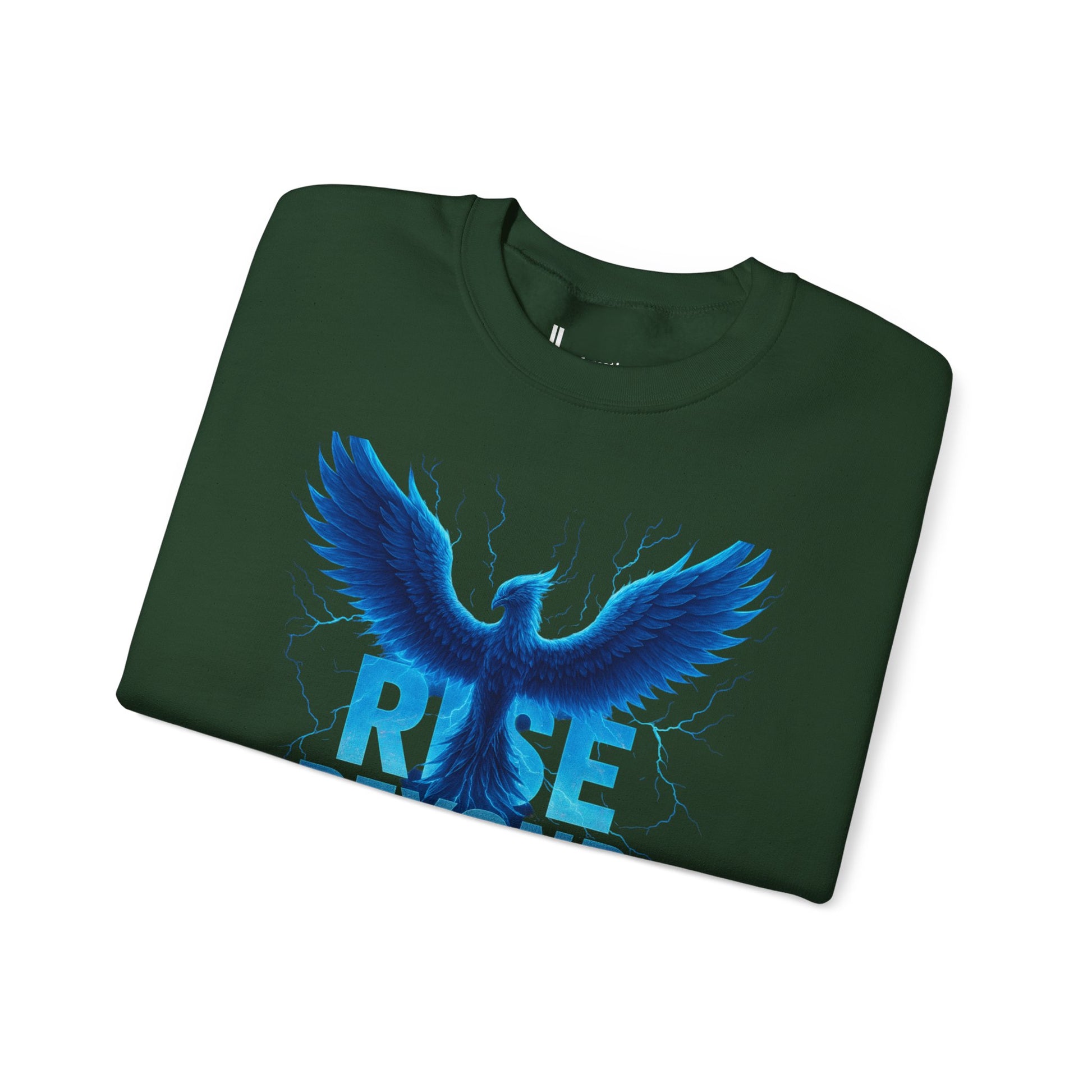 Rise Beyond Limits Crewneck Sweatshirt | Inspirational Apparel | Gift for Motivation, Casual Outfit, October Gifts, Cozy Wear