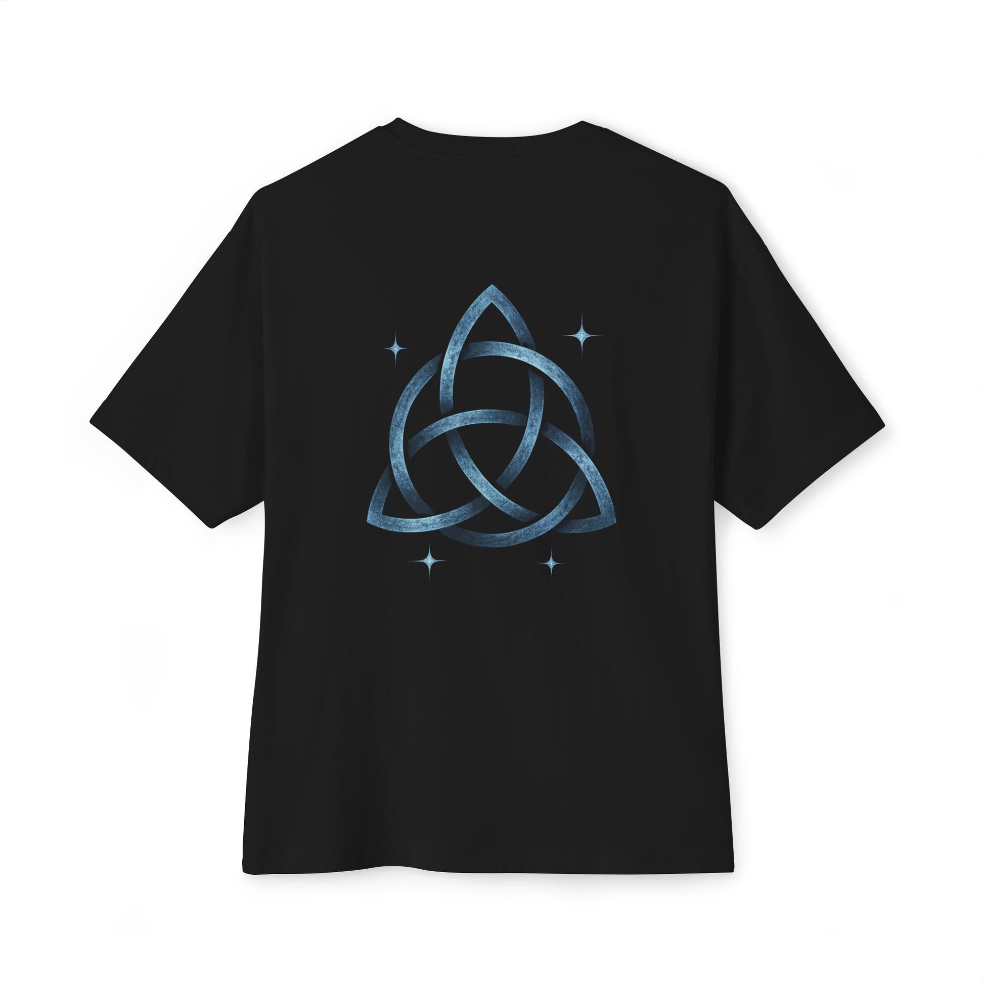 Boho Oversized Tee with Celtic Knot Design | Unisex Tee, Casual Style, Gift for Him/Her, Comfortable Wear, Summer Outfit, Festival Tee