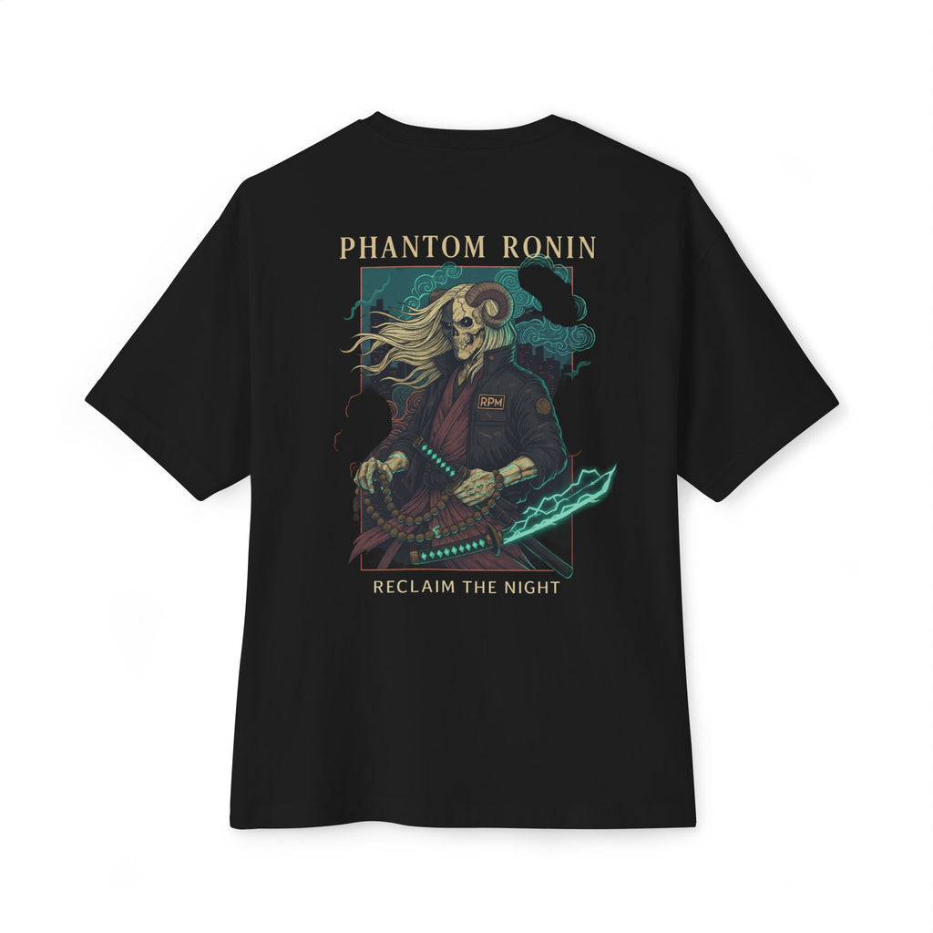 Phantom Ronin Boxy Tee - Oversized Unisex Shirt for Bold Style