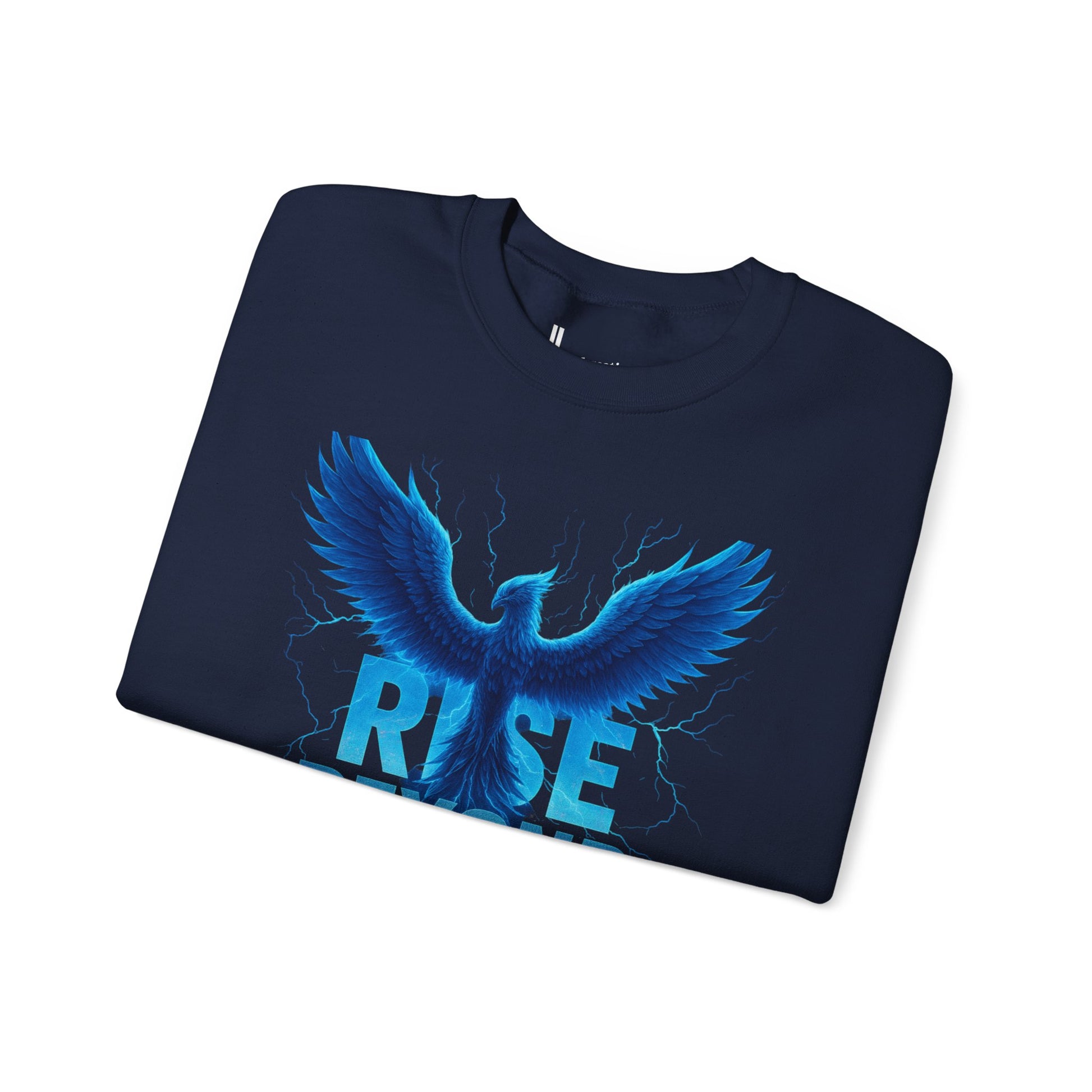 Rise Beyond Limits Crewneck Sweatshirt | Inspirational Apparel | Gift for Motivation, Casual Outfit, October Gifts, Cozy Wear