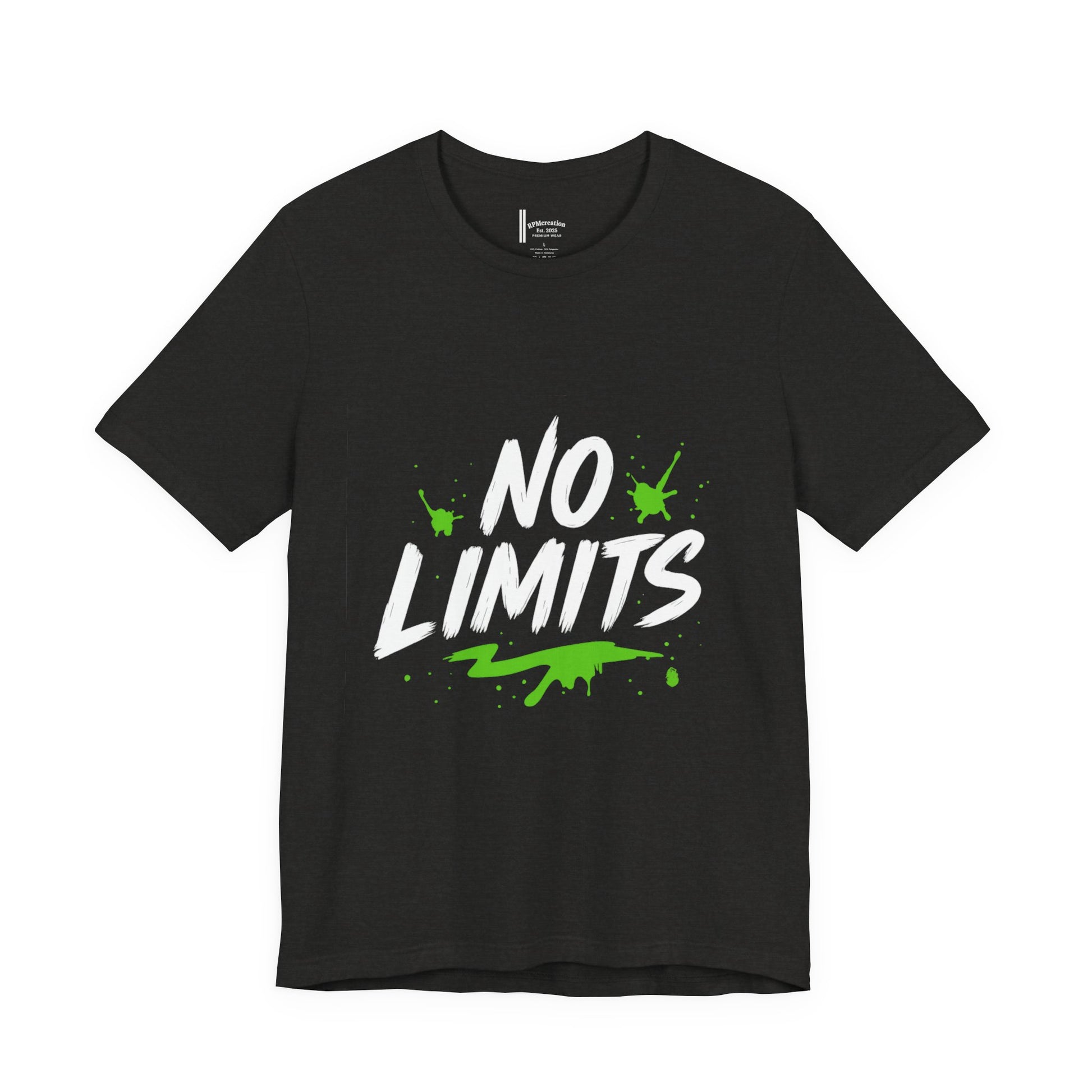 No Limits Unisex Tee - Trendy Graphic T-Shirt for Men & Women, Casual Wear, Gift for Adventurers, Motivational Apparel