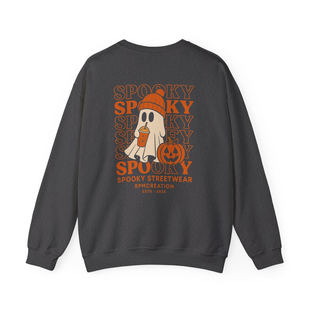 Spooky Streetwear Crewneck Sweatshirt - Unisex Halloween Essential