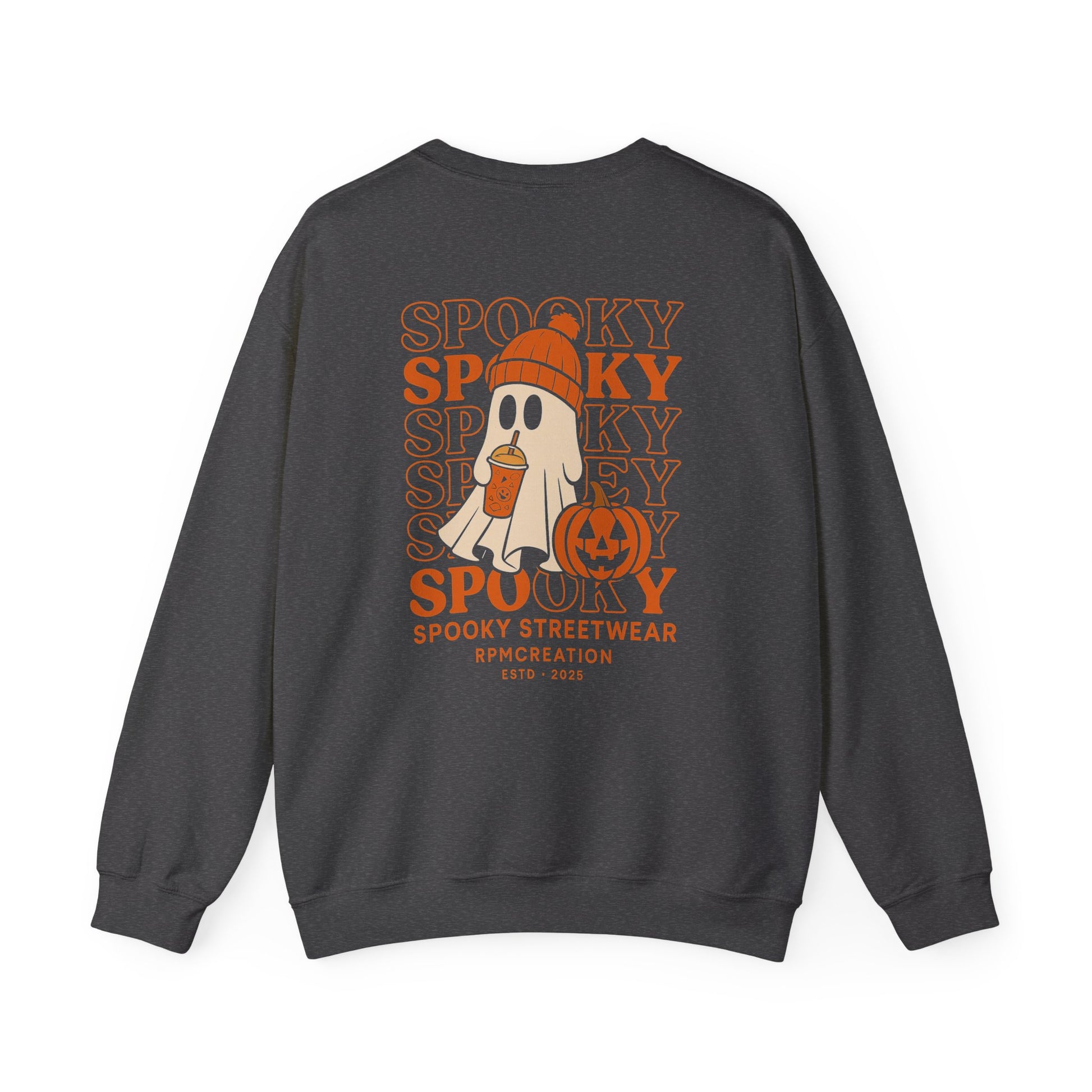 Spooky Streetwear Crewneck Sweatshirt - Unisex Halloween Essential