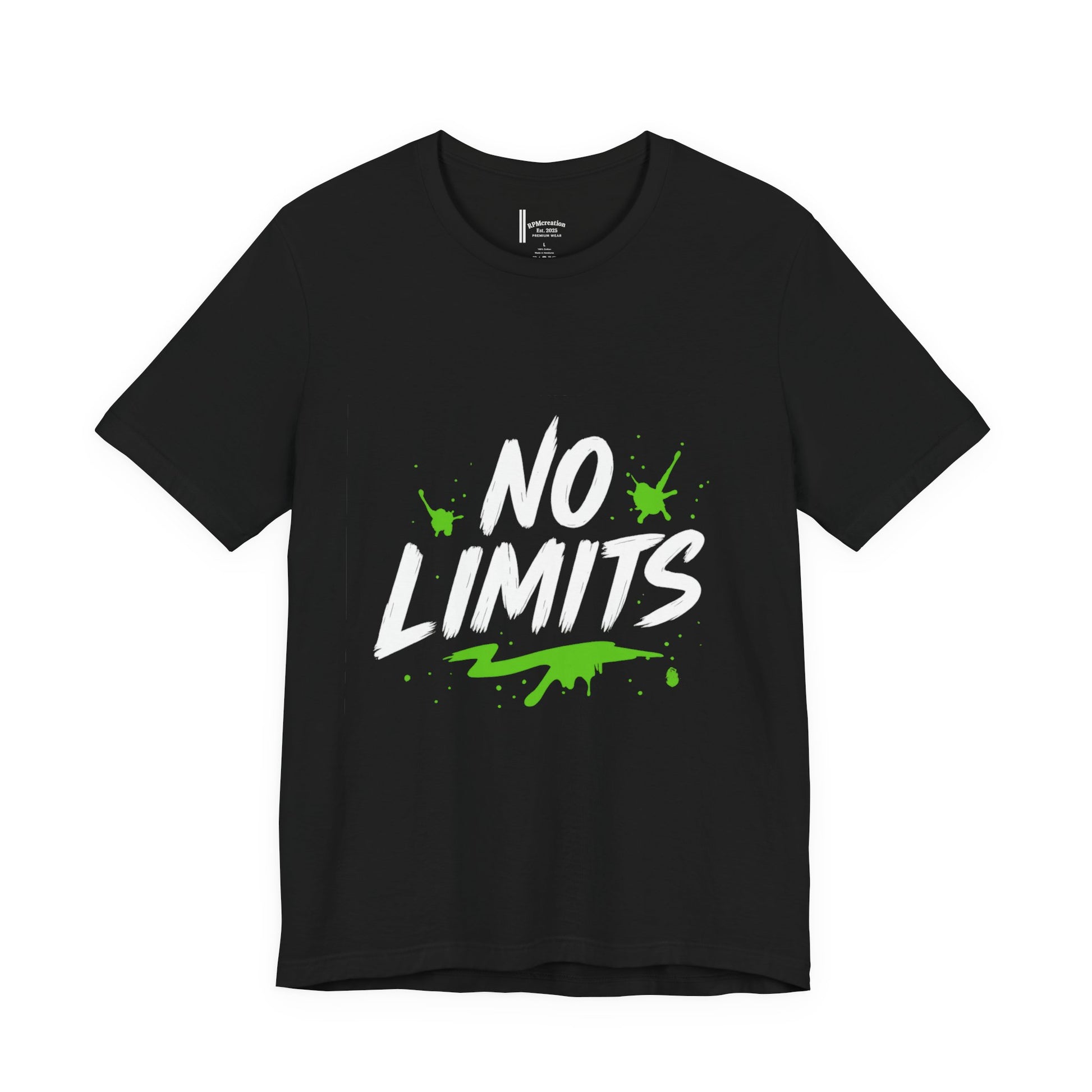No Limits Unisex Tee - Trendy Graphic T-Shirt for Men & Women, Casual Wear, Gift for Adventurers, Motivational Apparel