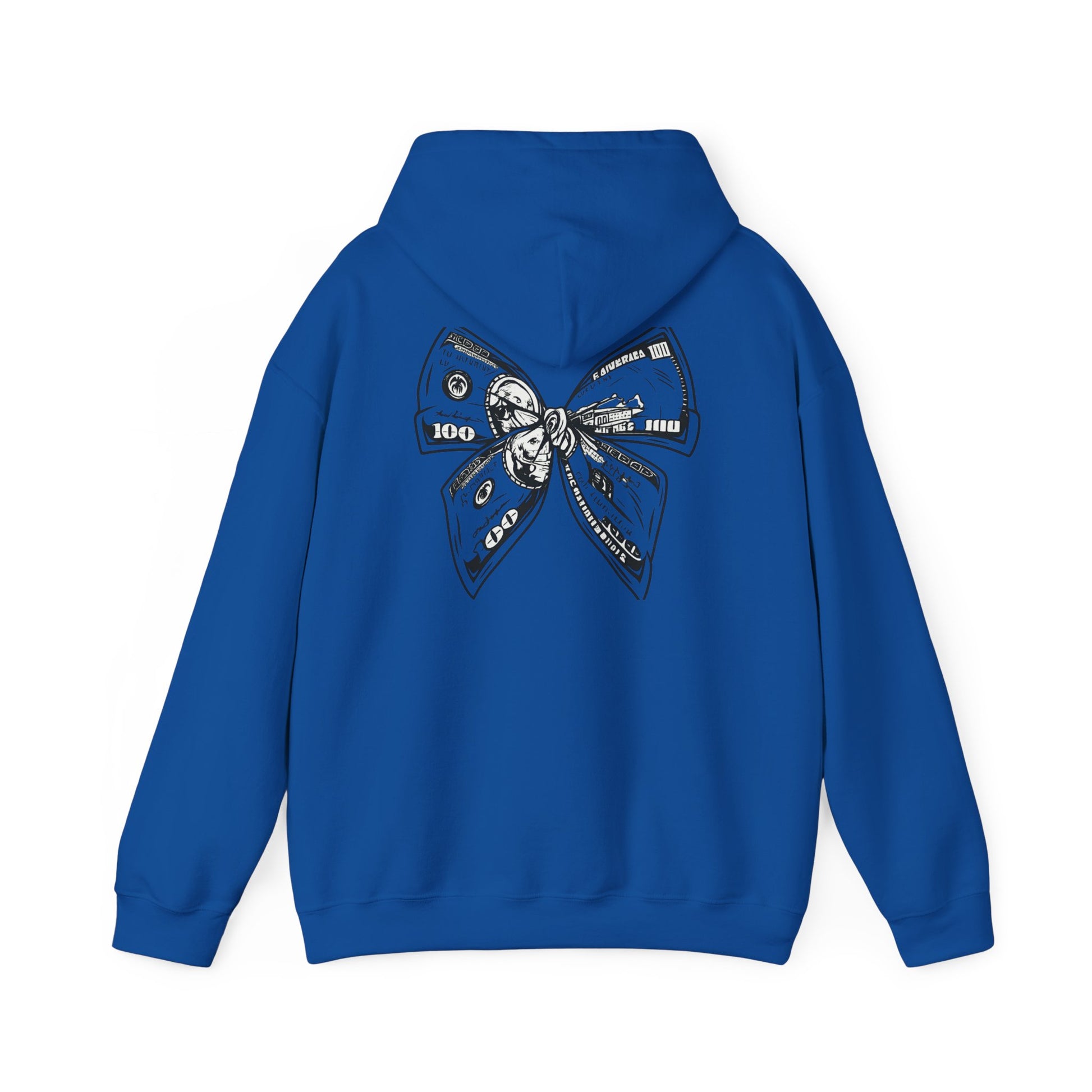 Rising Sun Hoodie with Money Bow Design | Cozy Unisex Sweatshirt for Chill Days, Gift for Friends, Streetwear, Spring Fashion