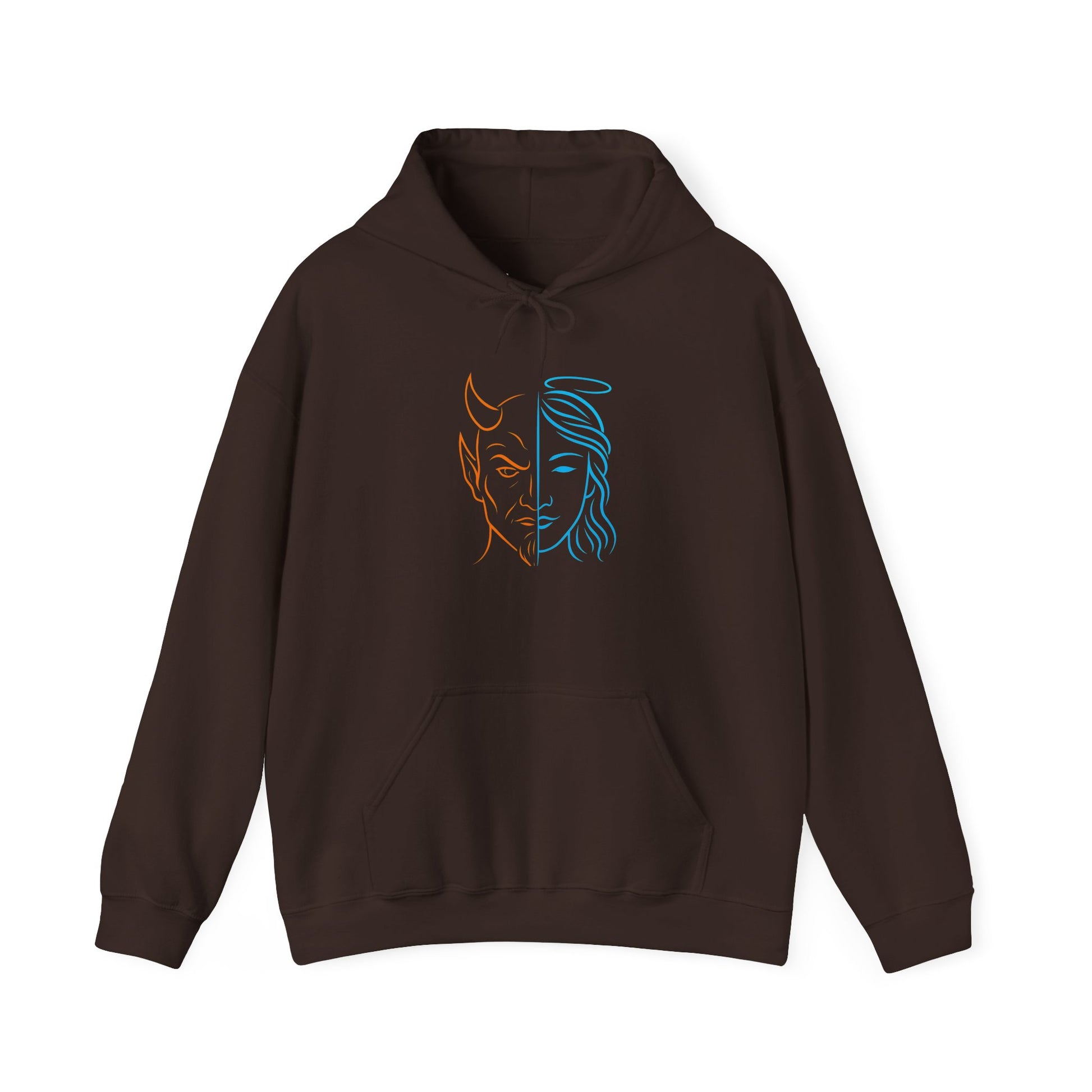 Duality Inspired Hoodie, Unisex Heavy Blend Sweatshirt, Balance is Beauty Apparel, Cozy Fashion, Gift for Her/Him, Casual Wear, Trendy [...]