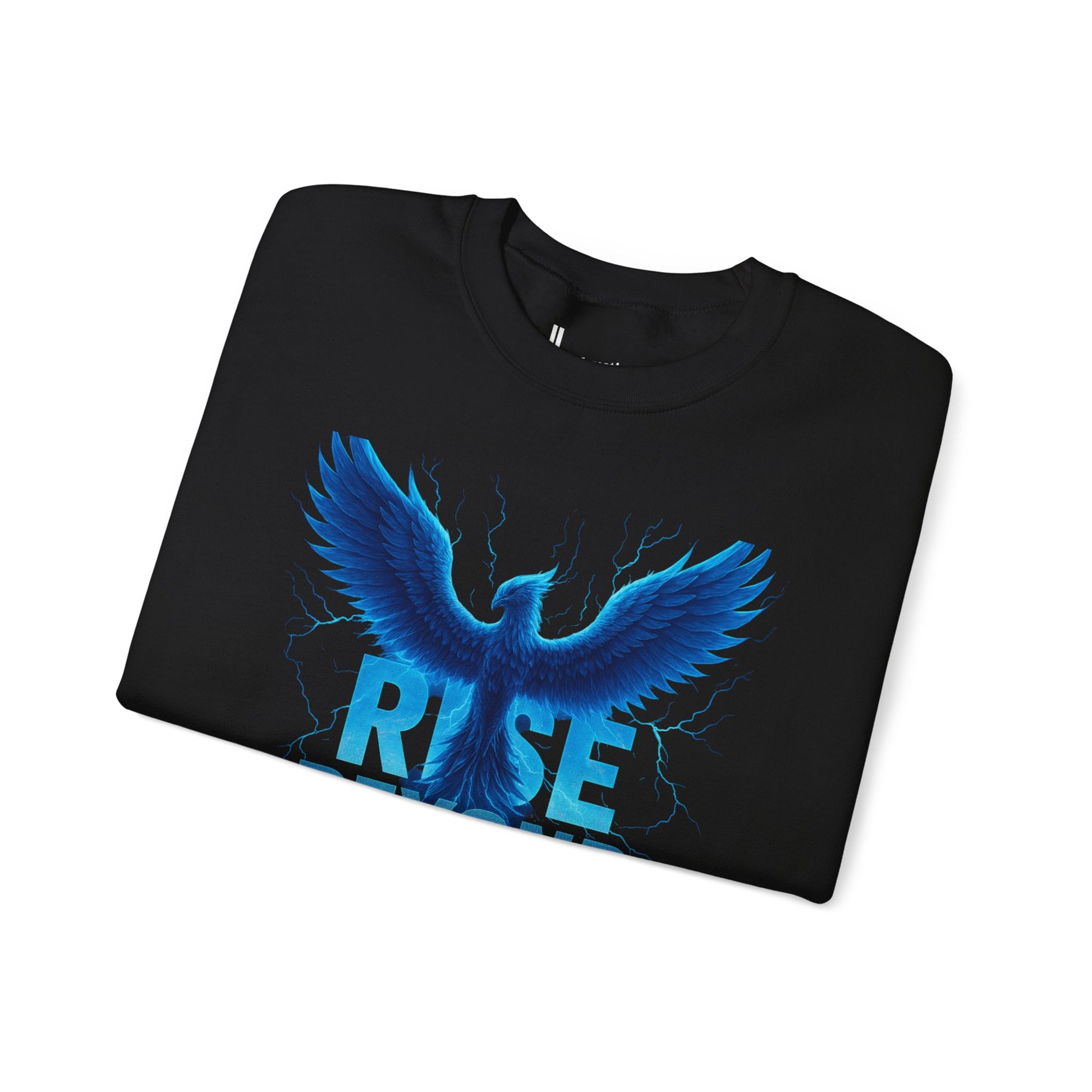 Rise Beyond Limits Crewneck Sweatshirt | Inspirational Apparel | Gift for Motivation, Casual Outfit, October Gifts, Cozy Wear