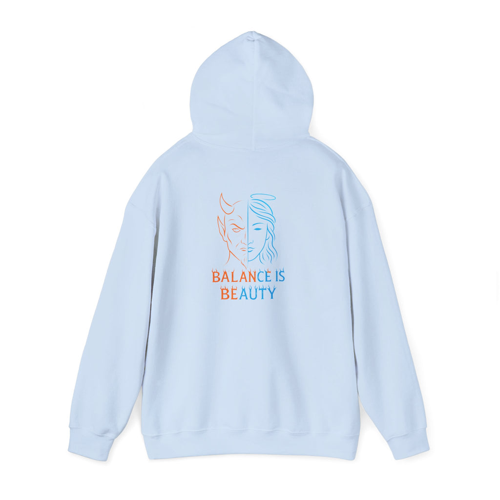 Duality Inspired Hoodie, Unisex Heavy Blend Sweatshirt, Balance is Beauty Apparel, Cozy Fashion, Gift for Her/Him, Casual Wear, Trendy [...]