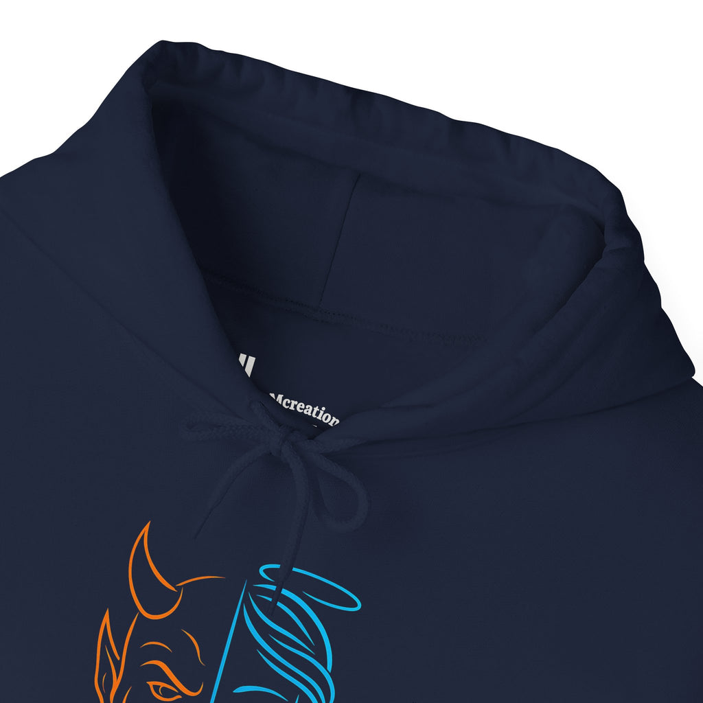 Duality Inspired Hoodie, Unisex Heavy Blend Sweatshirt, Balance is Beauty Apparel, Cozy Fashion, Gift for Her/Him, Casual Wear, Trendy [...]
