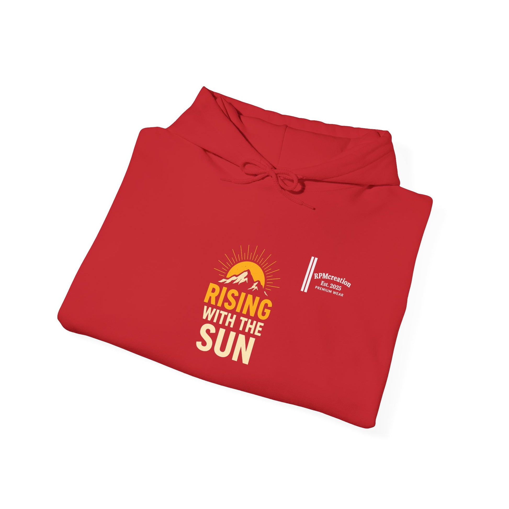 Rising Sun Hoodie with Money Bow Design | Cozy Unisex Sweatshirt for Chill Days, Gift for Friends, Streetwear, Spring Fashion