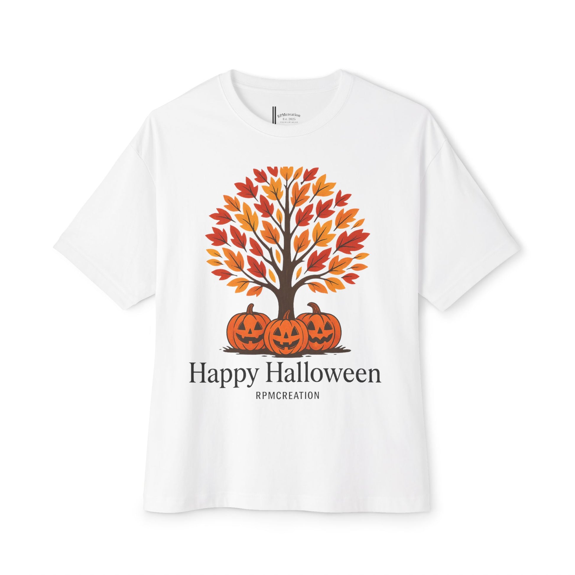 Happy Halloween Unisex Oversized Boxy Tee