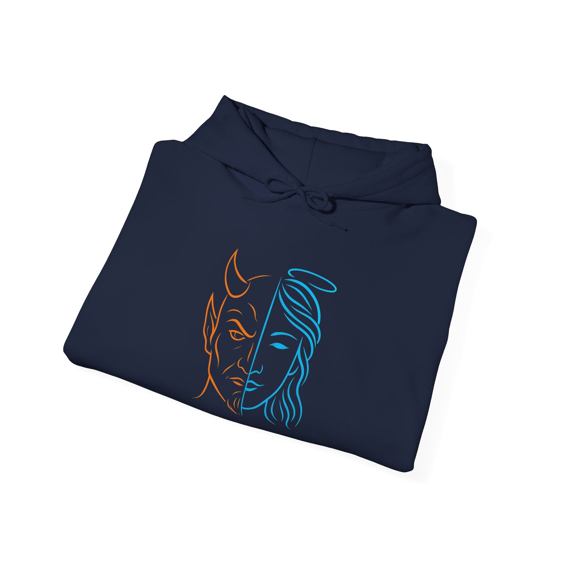 Duality Inspired Hoodie, Unisex Heavy Blend Sweatshirt, Balance is Beauty Apparel, Cozy Fashion, Gift for Her/Him, Casual Wear, Trendy [...]