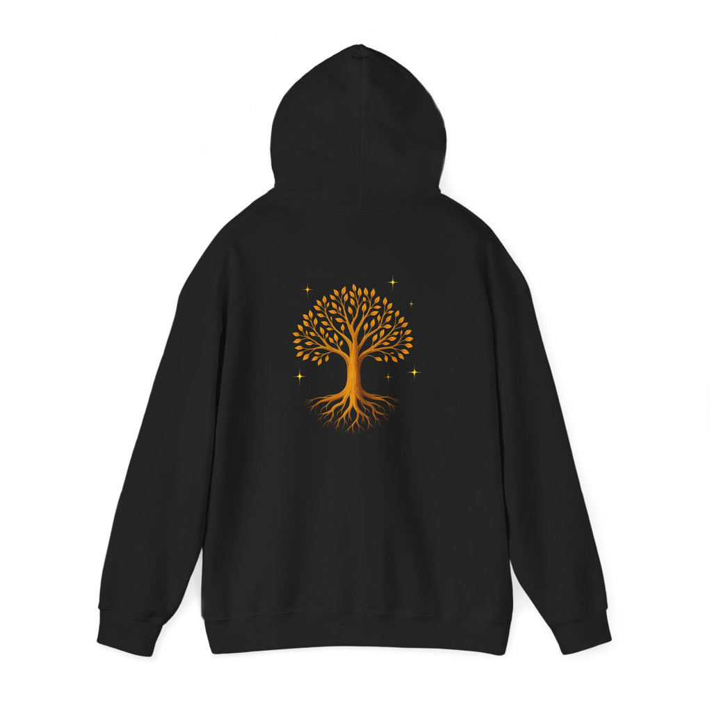 Nature-Inspired Unisex Hoodie with Tree Design | Cozy Sweatshirt for Outdoor Lovers, Casual Wear, Gifts, Eco-Friendly
