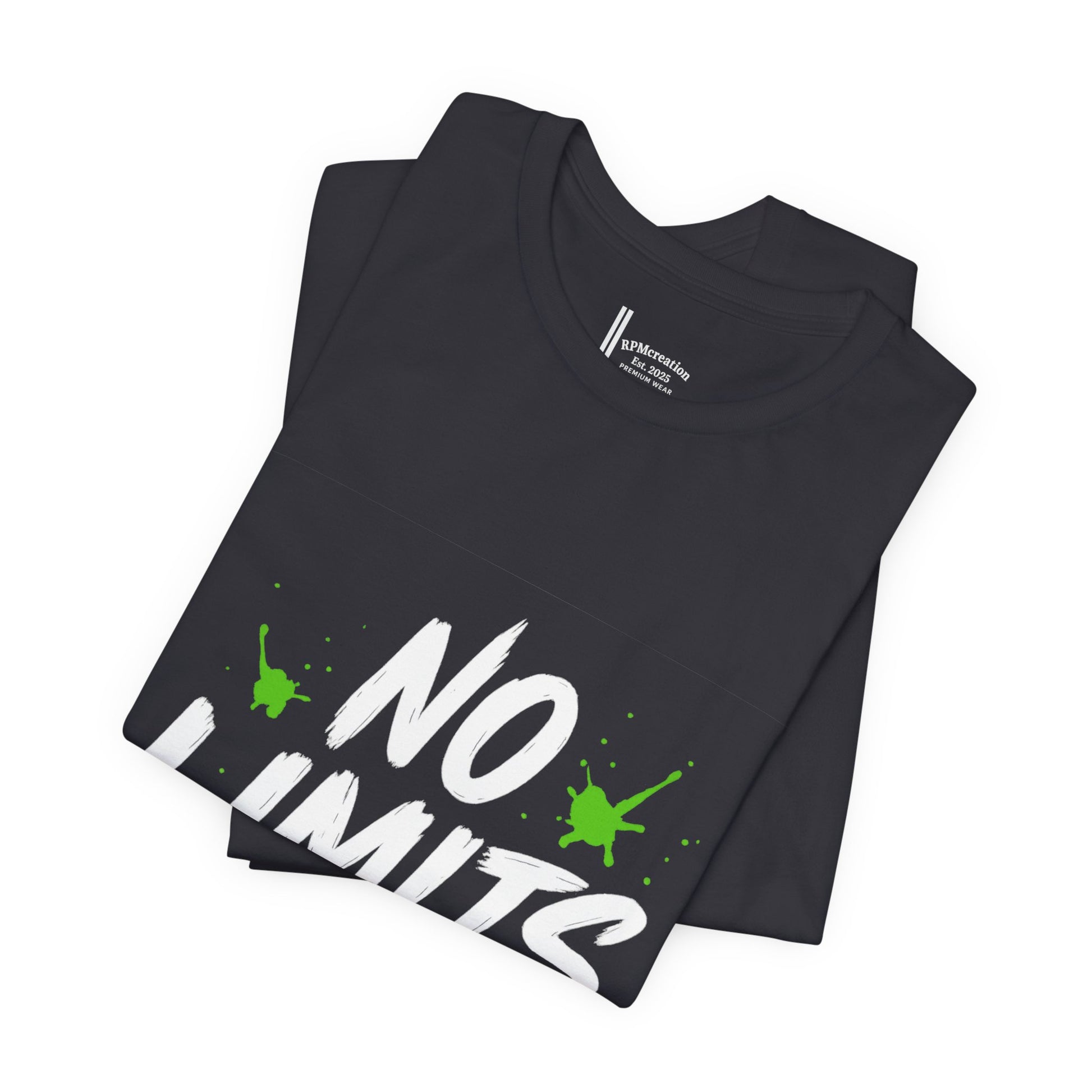 No Limits Unisex Tee - Trendy Graphic T-Shirt for Men & Women, Casual Wear, Gift for Adventurers, Motivational Apparel