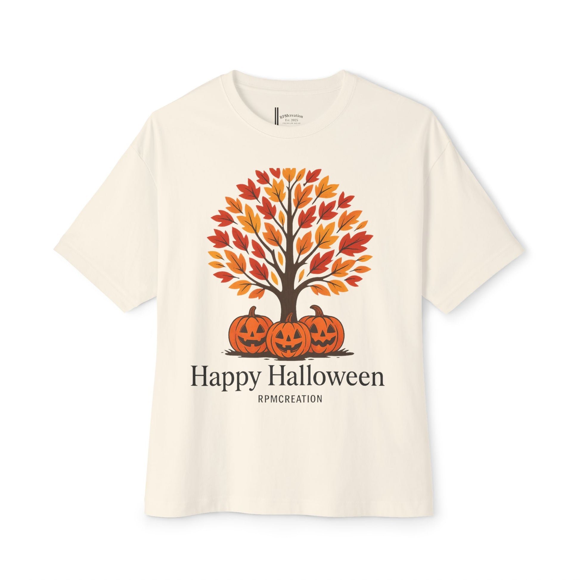 Happy Halloween Unisex Oversized Boxy Tee