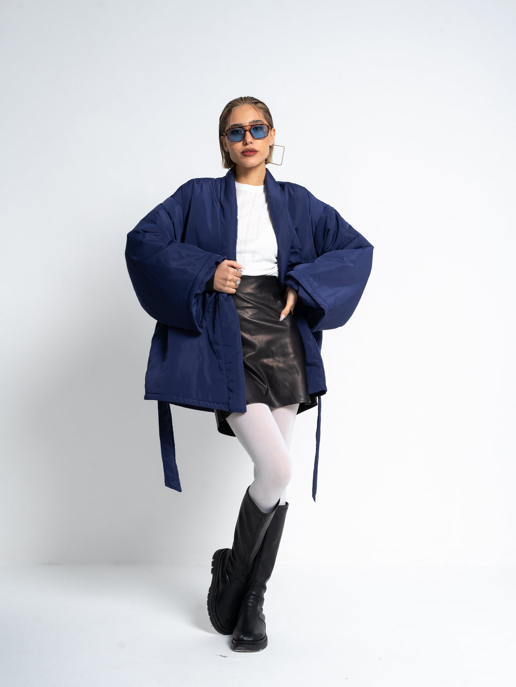 Oversized Kimono Jacket for Women – Burgundy, Coffee, Black & Violet