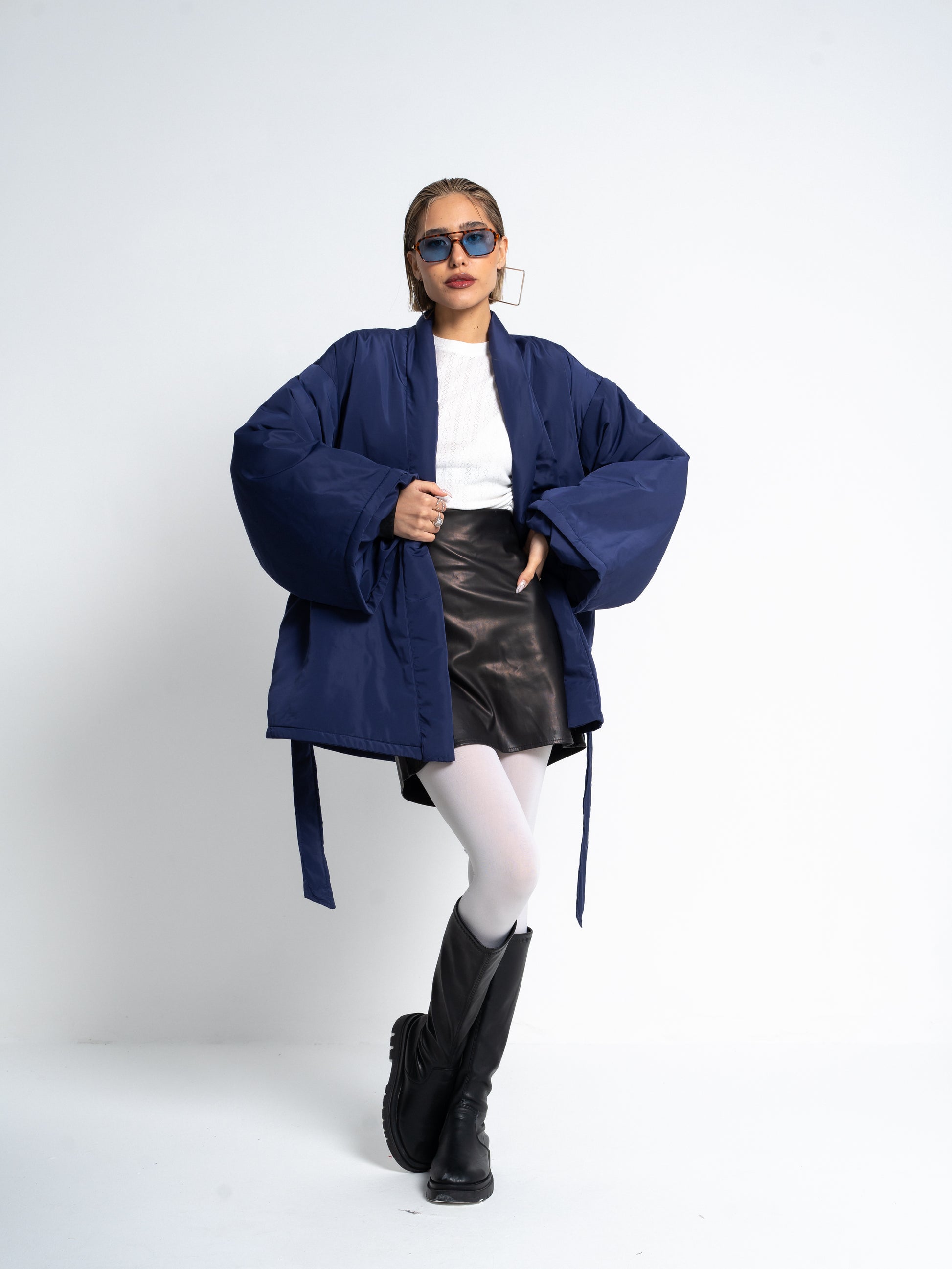 Oversized Kimono Jacket for Women – Burgundy, Coffee, Black & Violet