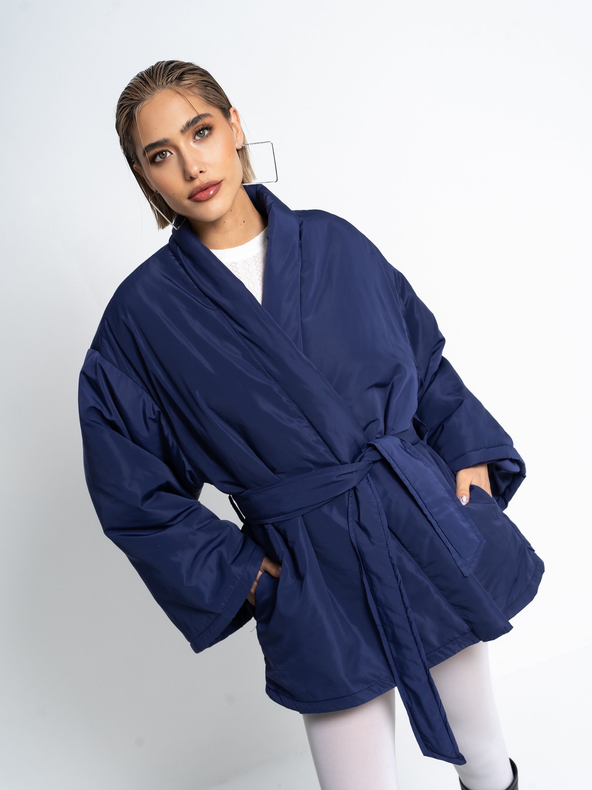 Oversized Kimono Jacket for Women – Burgundy, Coffee, Black & Violet