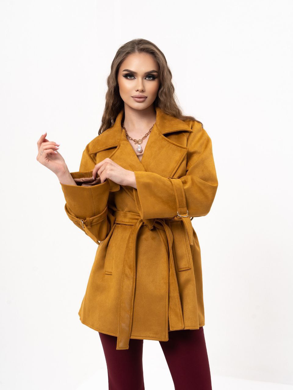 Eco Suede Trench Coat for Women – Premium Luxury Modern Classic