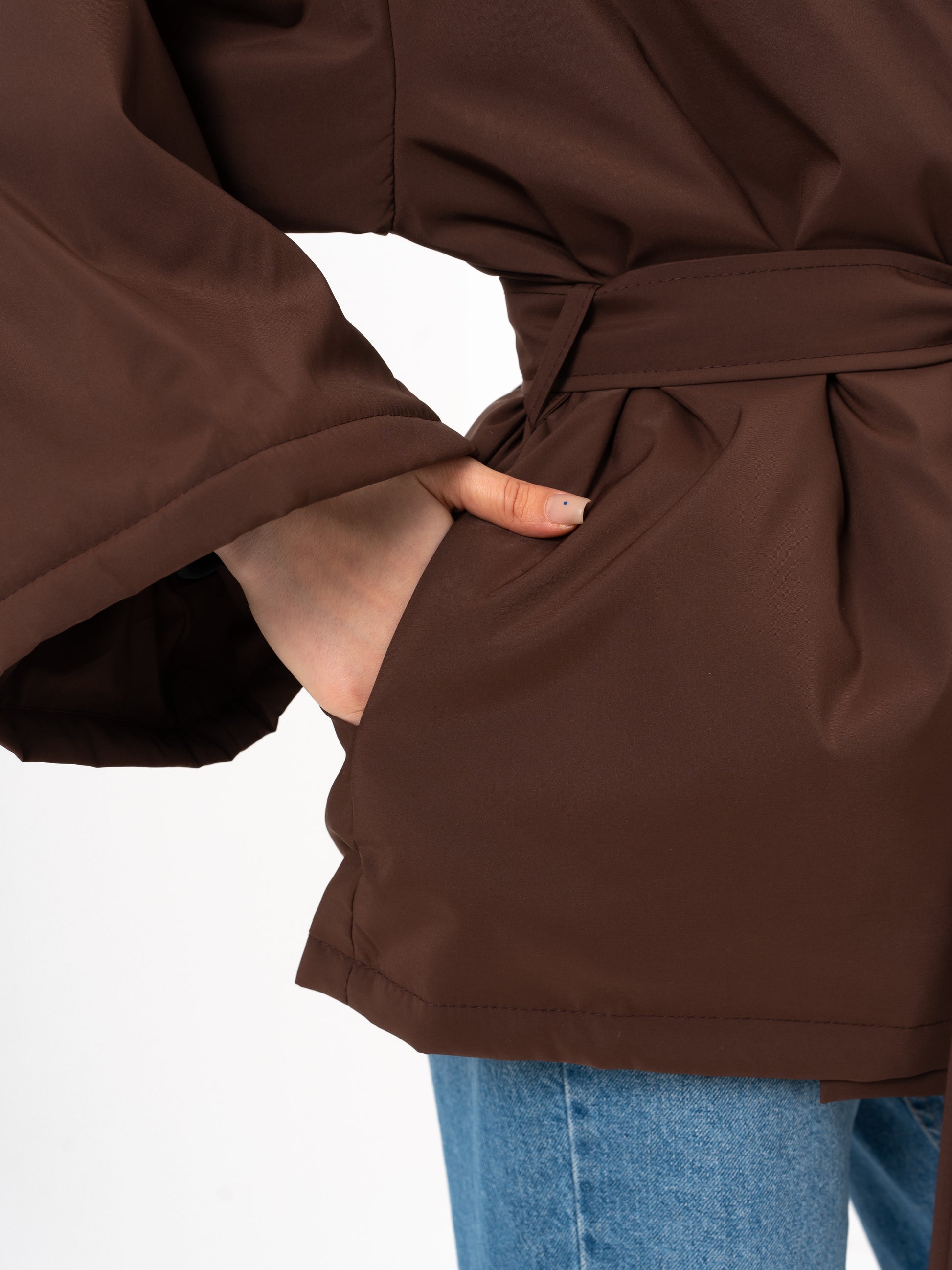 Oversized Kimono Jacket for Women – Burgundy, Coffee, Black & Violet